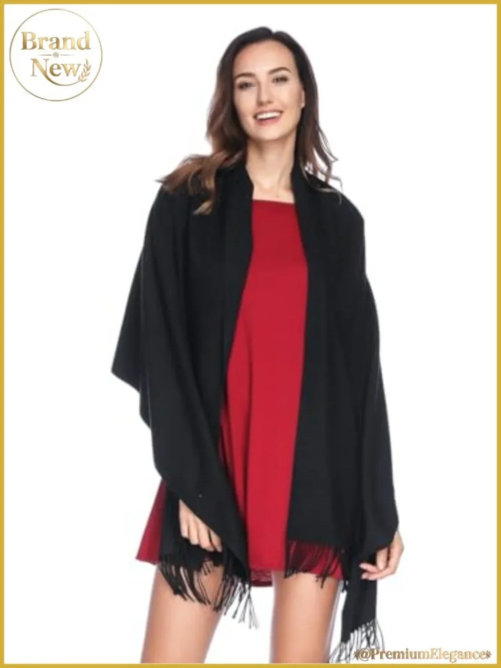 Womens Pashmina Shawl Wrap Scarf Viscose Polyester Wedding Evening